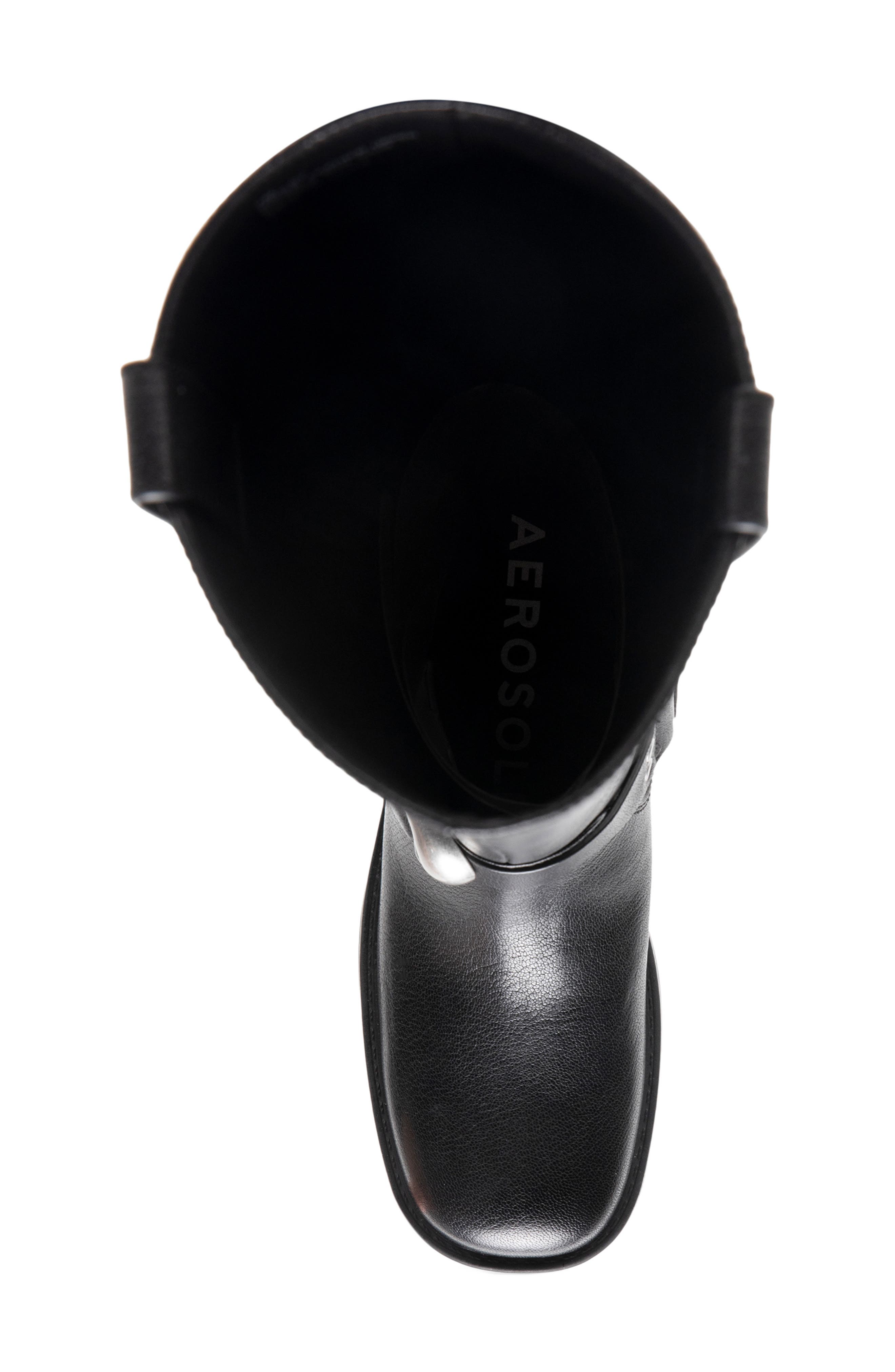 Aerosoles Marley Engineer Boot, Alternate, color, Black Leather