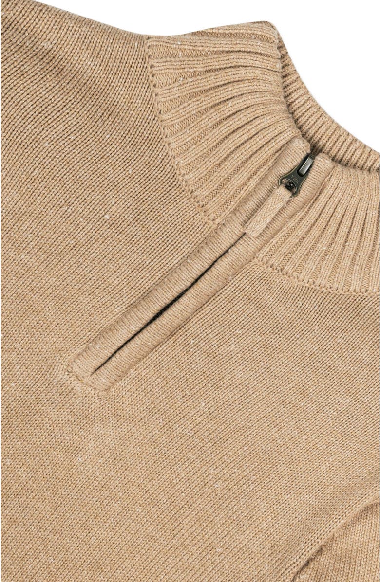 Hope & Henry Boys' Organic Half Zip Sweater, Kids, Alternate, color,