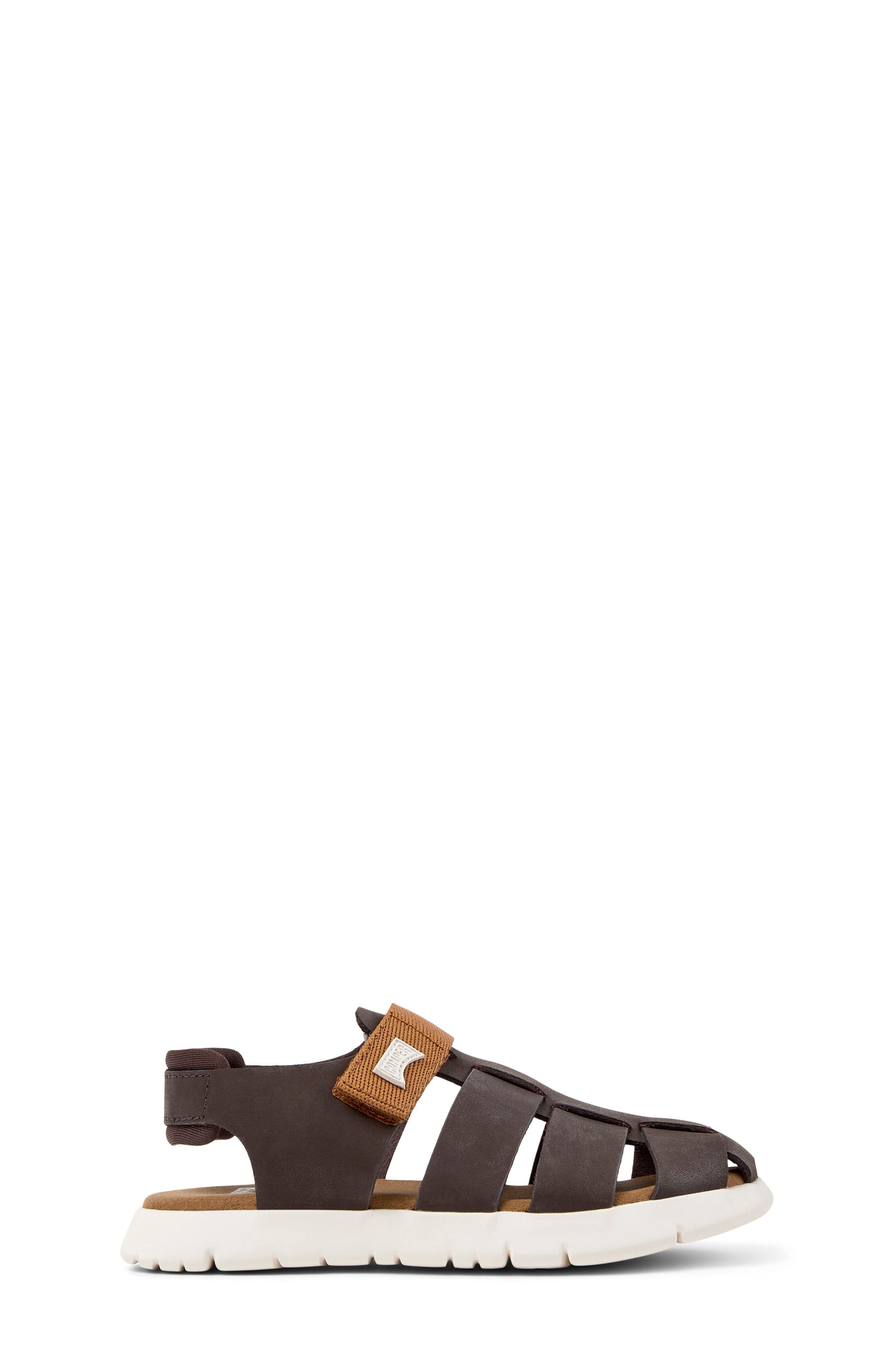Camper Kids' Oruga Fisherman Sandal, Alternate, color, Medium Brown
