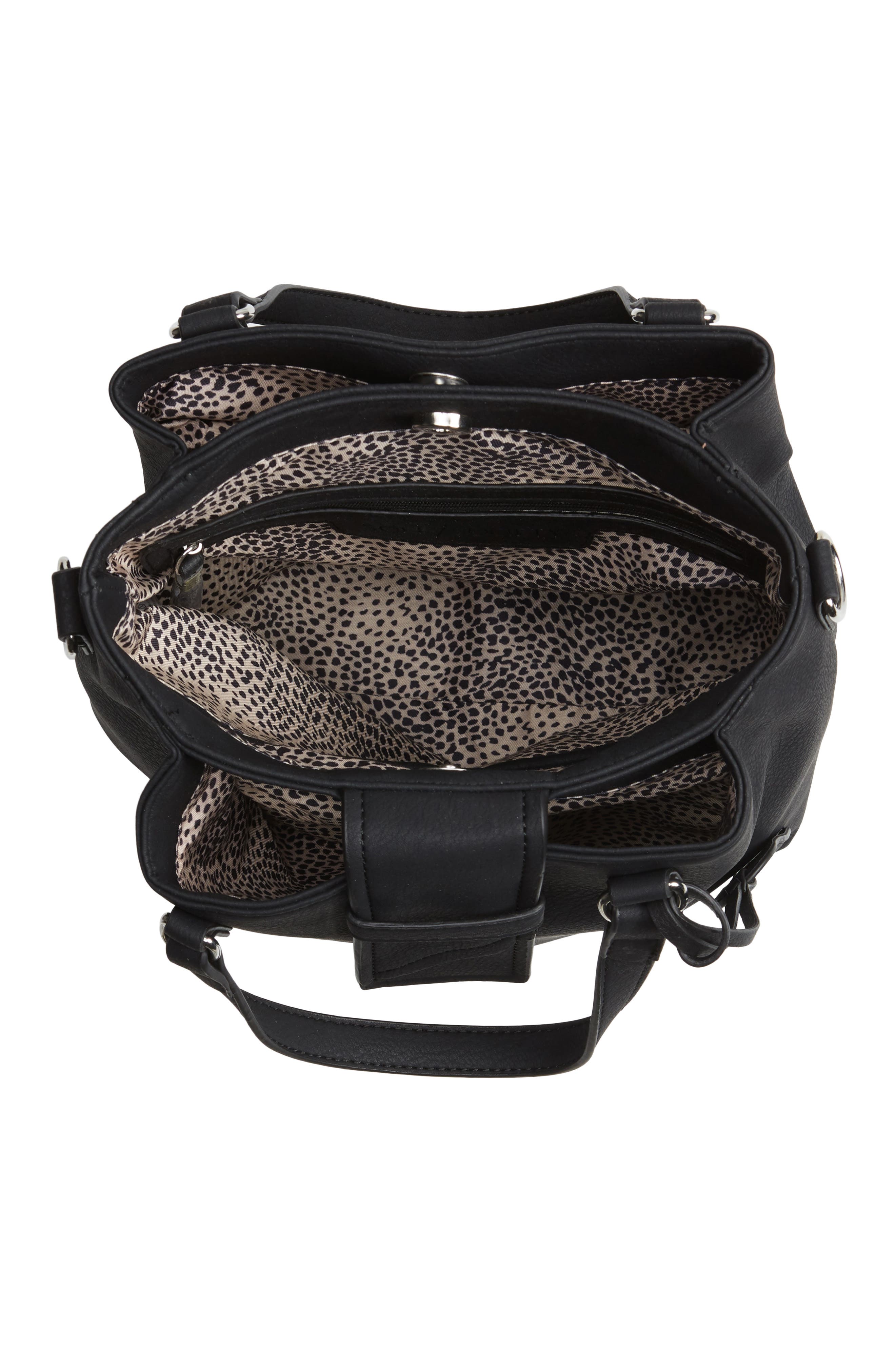 Sole Society Valah Faux Leather Satchel, Alternate, color, 