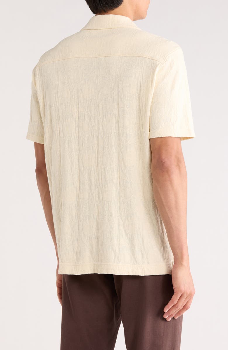 Bonobos Resort Short Sleeve Cotton Shirt, Alternate, color, Light Beige