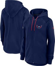 FANATICS Women's Fanatics  Navy Washington Capitals Authentic Pro Rink Fleece Full-Zip Jacket