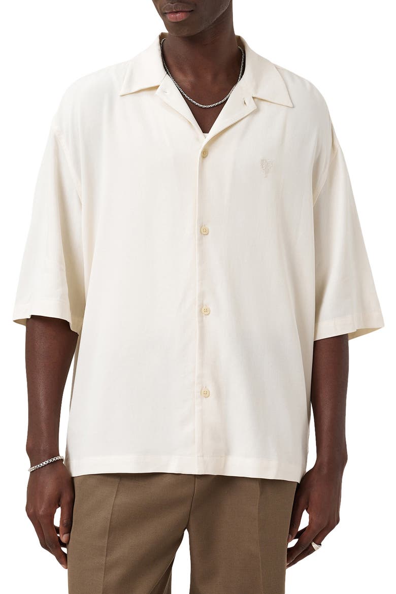 Rialto Camp Shirt, Main, color, JETSTREAM WHITE