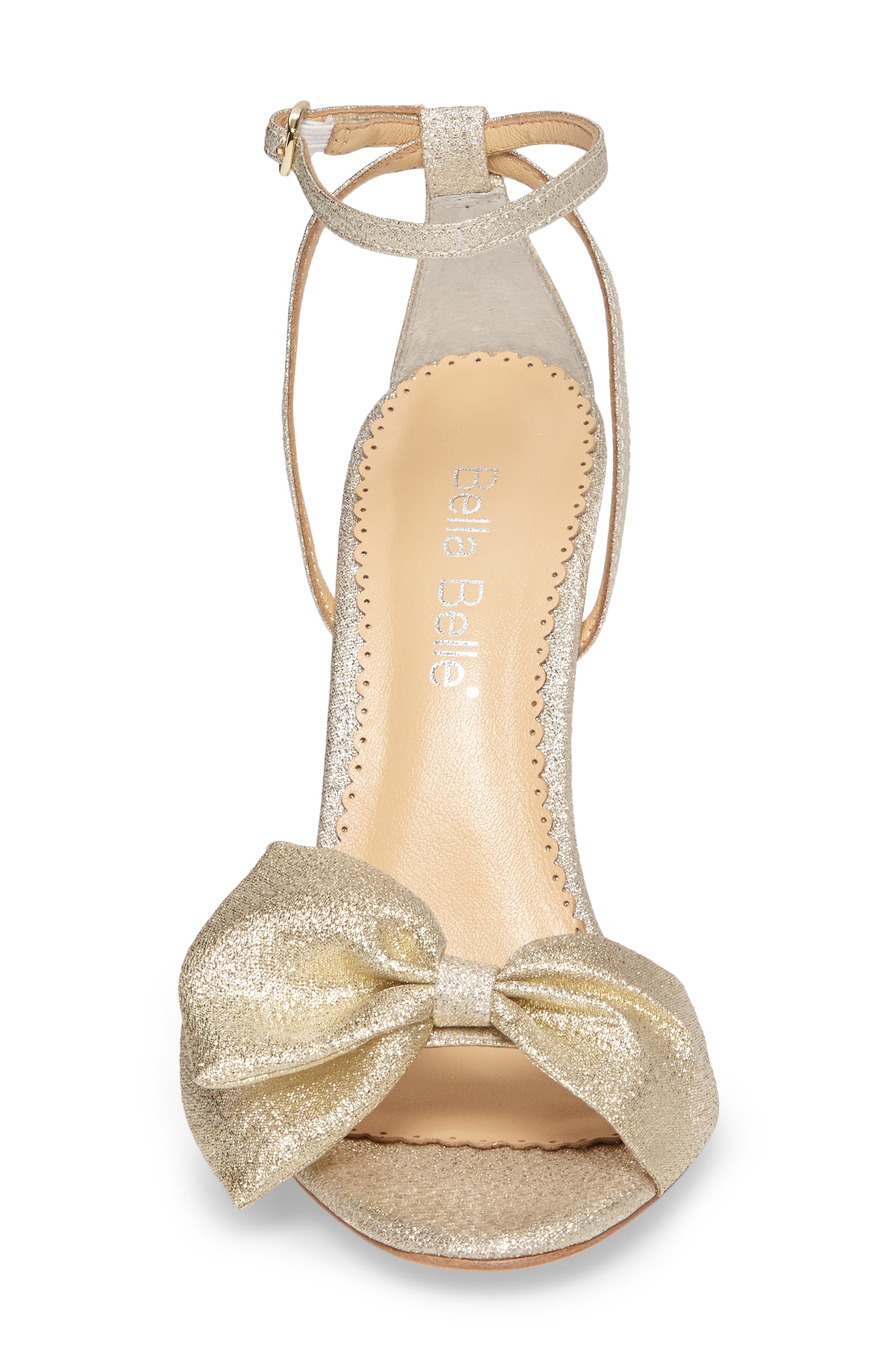 Bella Belle Aubrey Bow Ankle Strap Sandal, Alternate, color, 