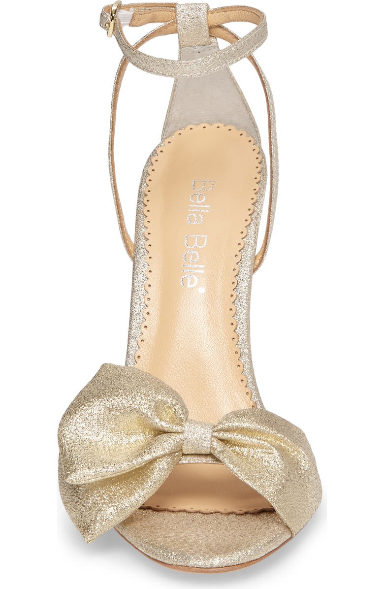 Bella Belle Aubrey Bow Ankle Strap Sandal, Alternate, color,