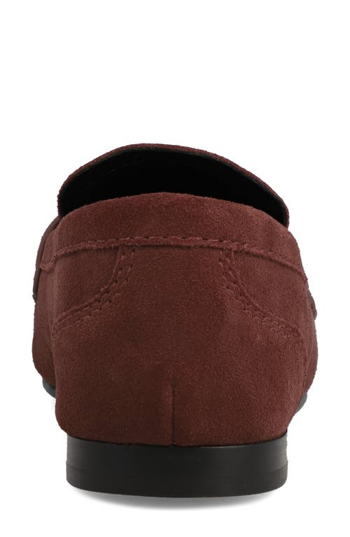 Mia Bahar Penny Loafer In Burgundy
