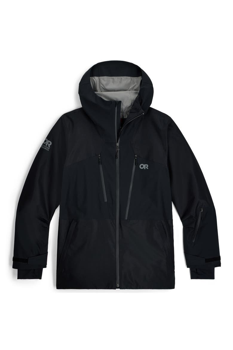 Powderverse Waterproof Ski Jacket, Alternate, color, BLACK