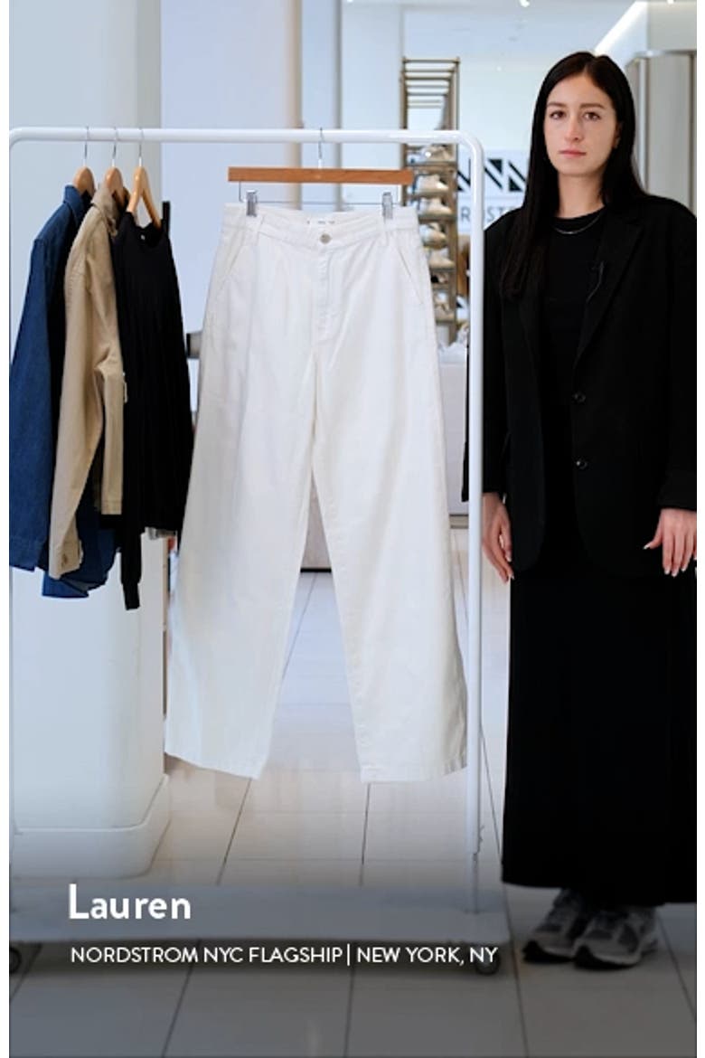 Low Rise Wide Leg Trouser Jeans video