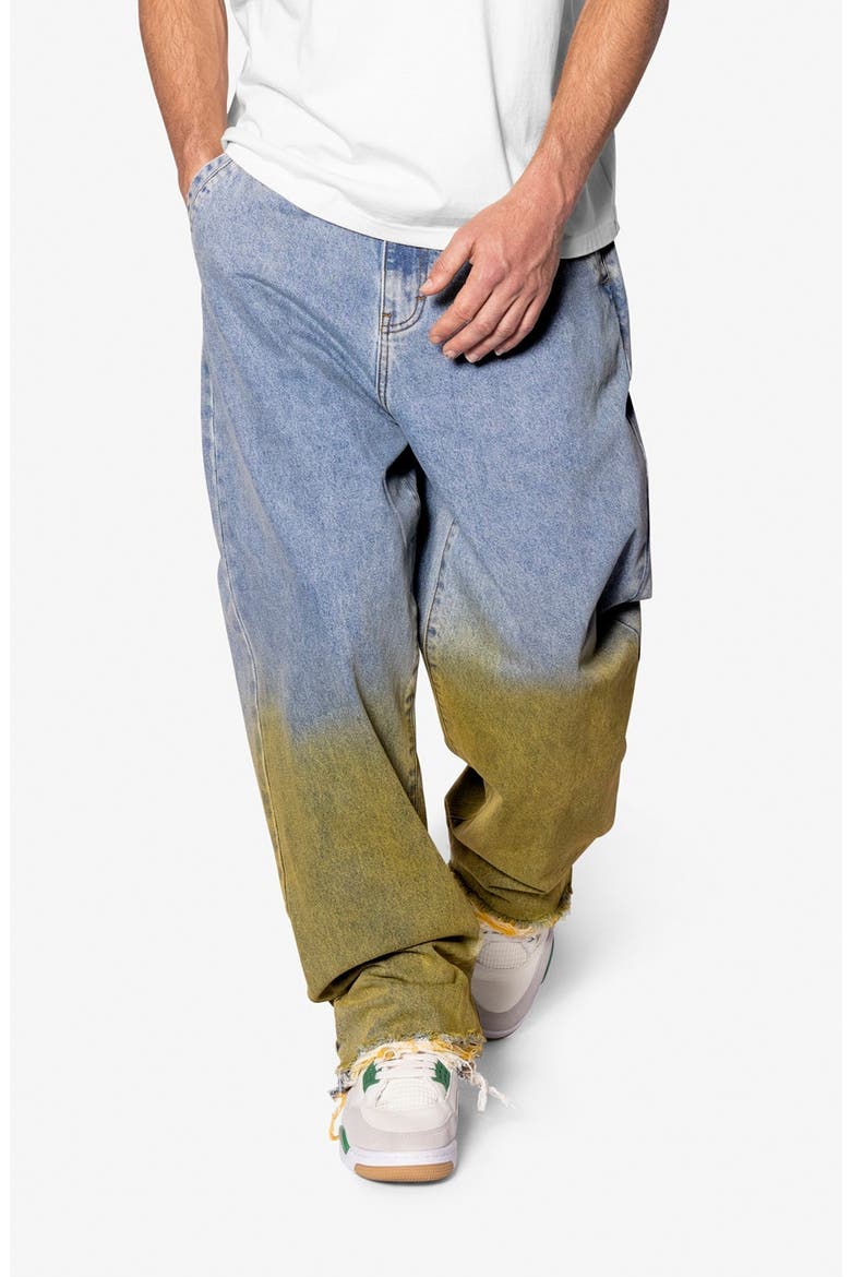 Gradient Ultra Baggy Jeans, Main, color, BLUE