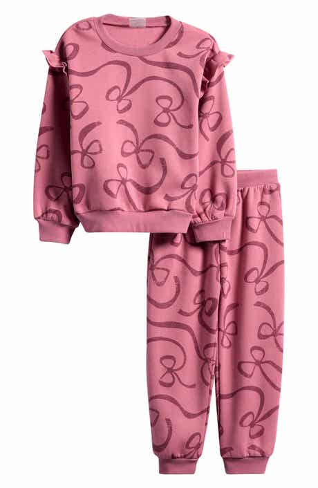Kids' Ruffle Sweatshirt & Joggers Set