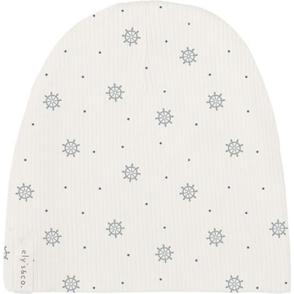 Ely's & Co. Baby Cotton Ribbed Beanie In Sailor
