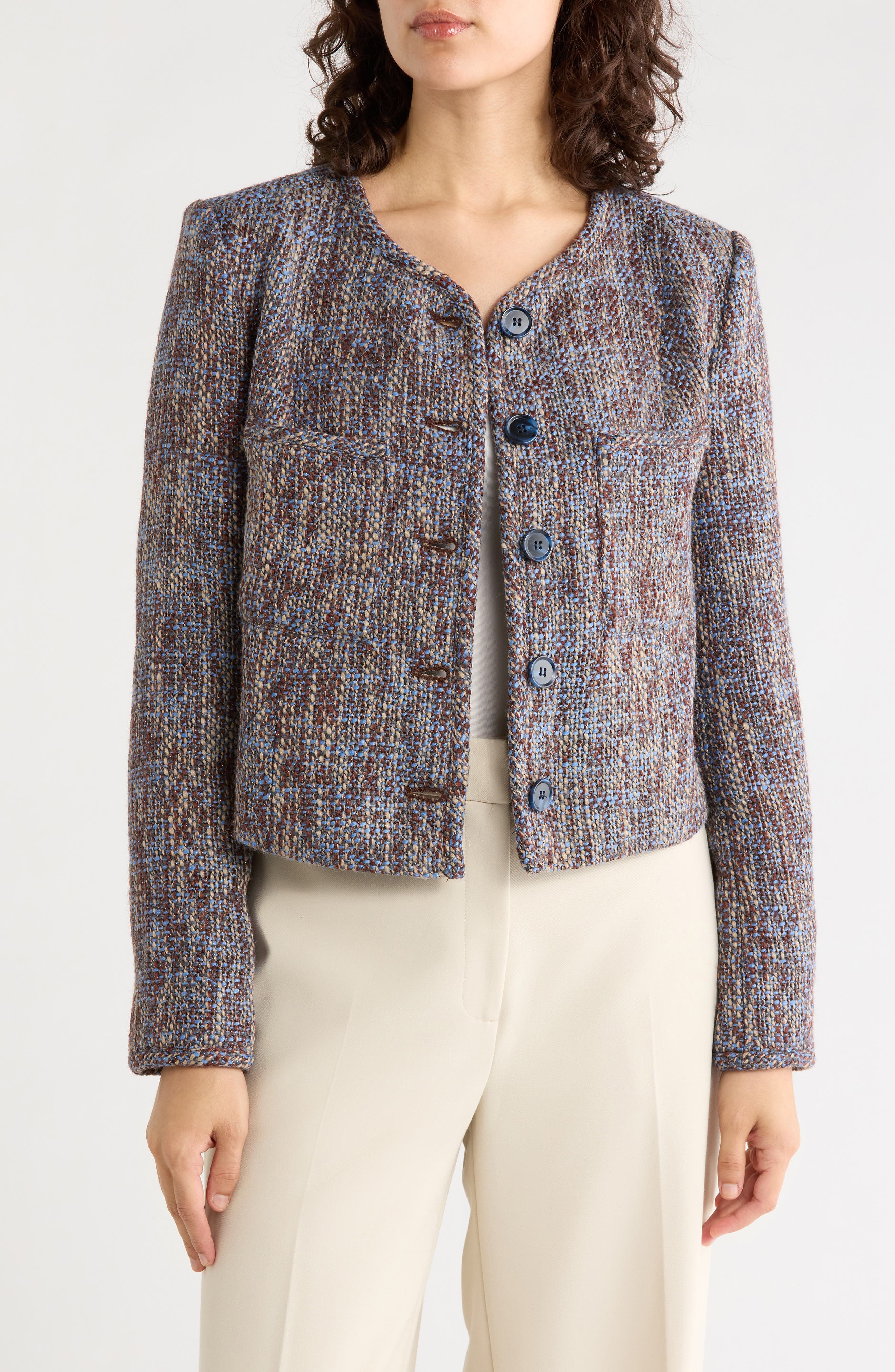 Bouclé Tweed Jacket