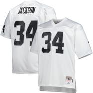 Mitchell & Ness Men's Mitchell & Ness Bo Jackson White Las Vegas Raiders Big & Tall 1988 Retired Player Replica Jersey