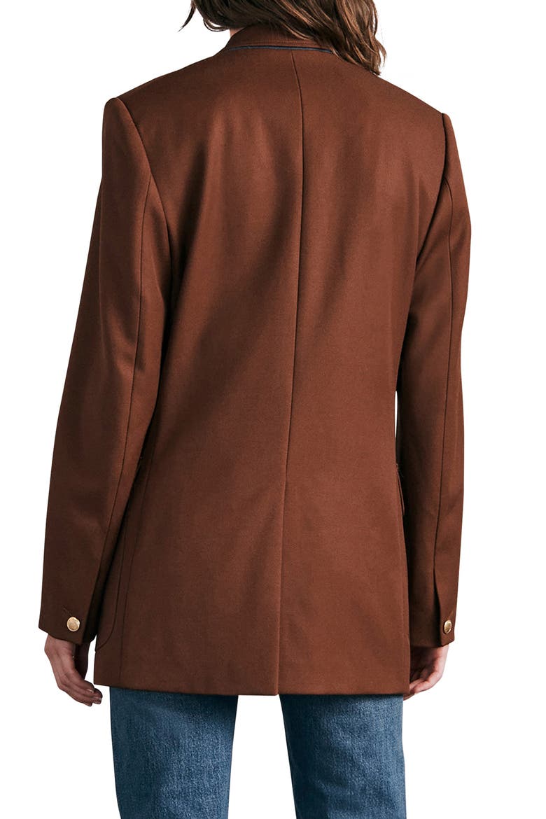 Cody Stretch Wool Twill Blazer, Alternate, color, BROWN