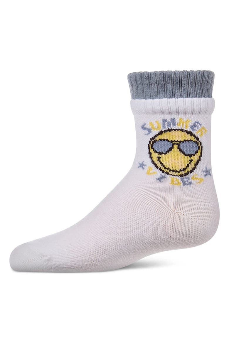 Summer Vibes Crew Sock, Main, color, Denim