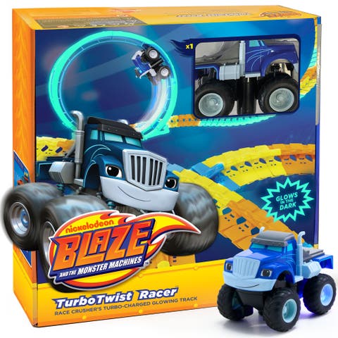 Blaze and The Monster Machine TurboTwist Racers - Race Track Set (Crusher TurboTwist Racer)