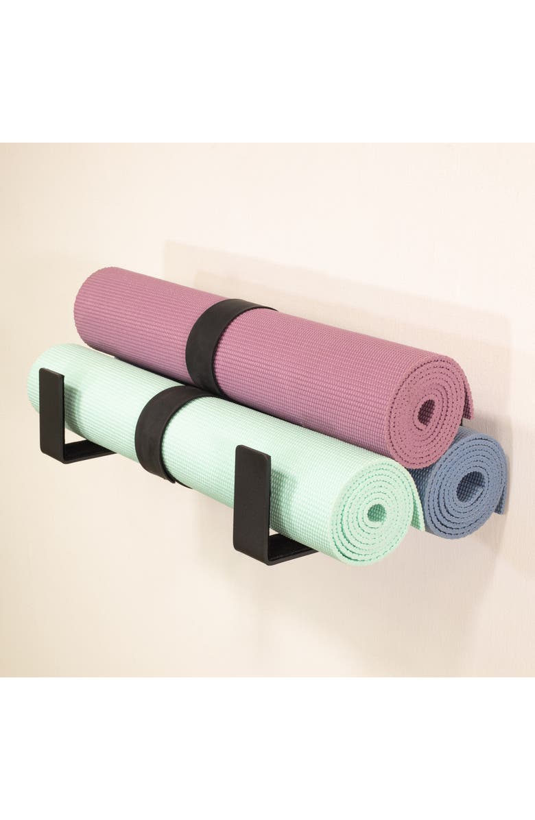 StoreYour Serenity Yoga Mat Display | Minimalist Rack | X-Large, Main, color, Black
