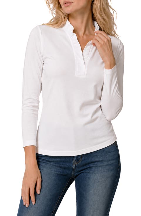 Three Quarter Shawl Collar Blouse