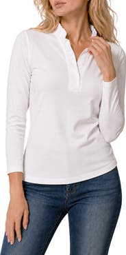 BY DESIGN Three Quarter Shawl Collar Blouse