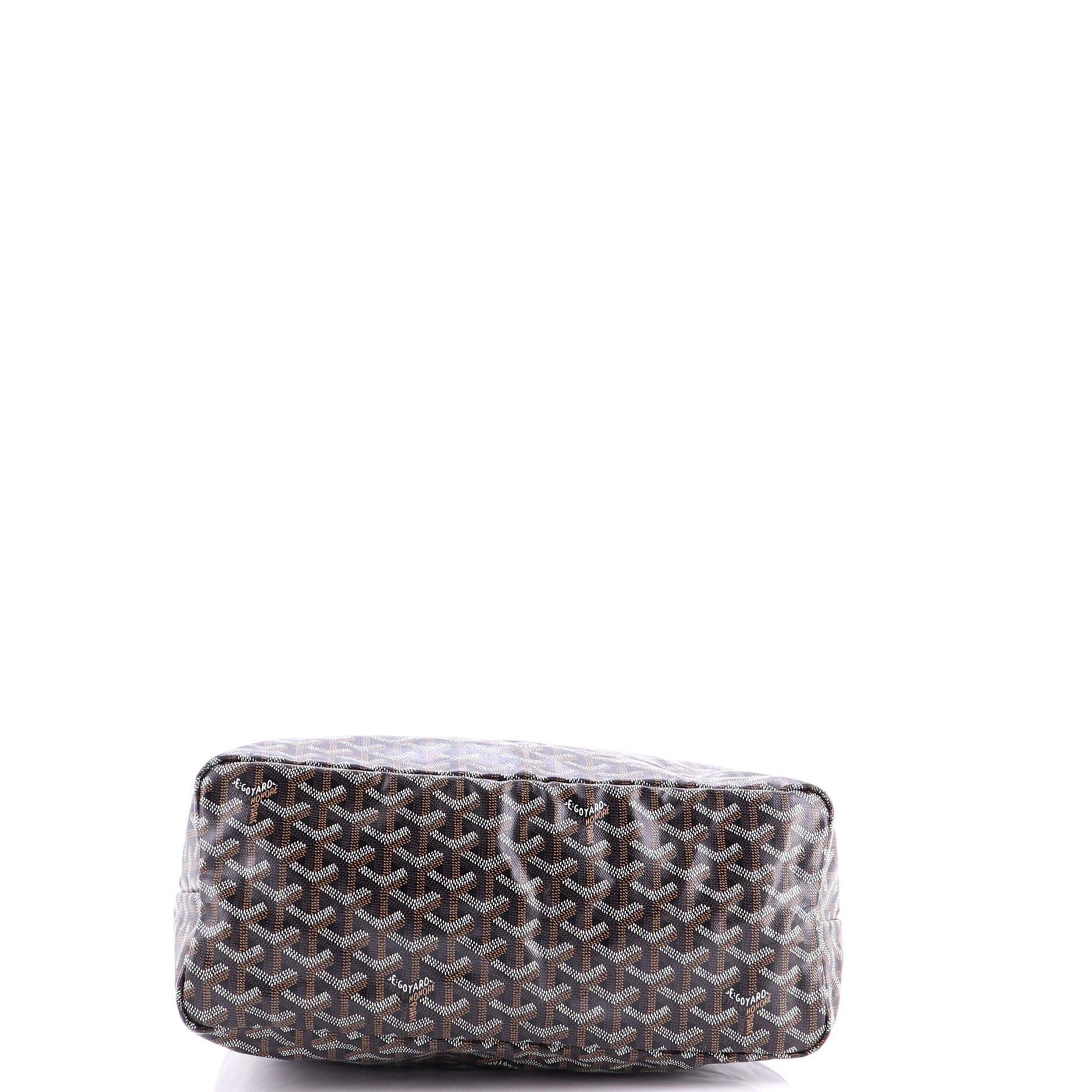 Pre-Owned Goyard Saint Louis Tote Coated Canvas PM, Alternate, color, Black