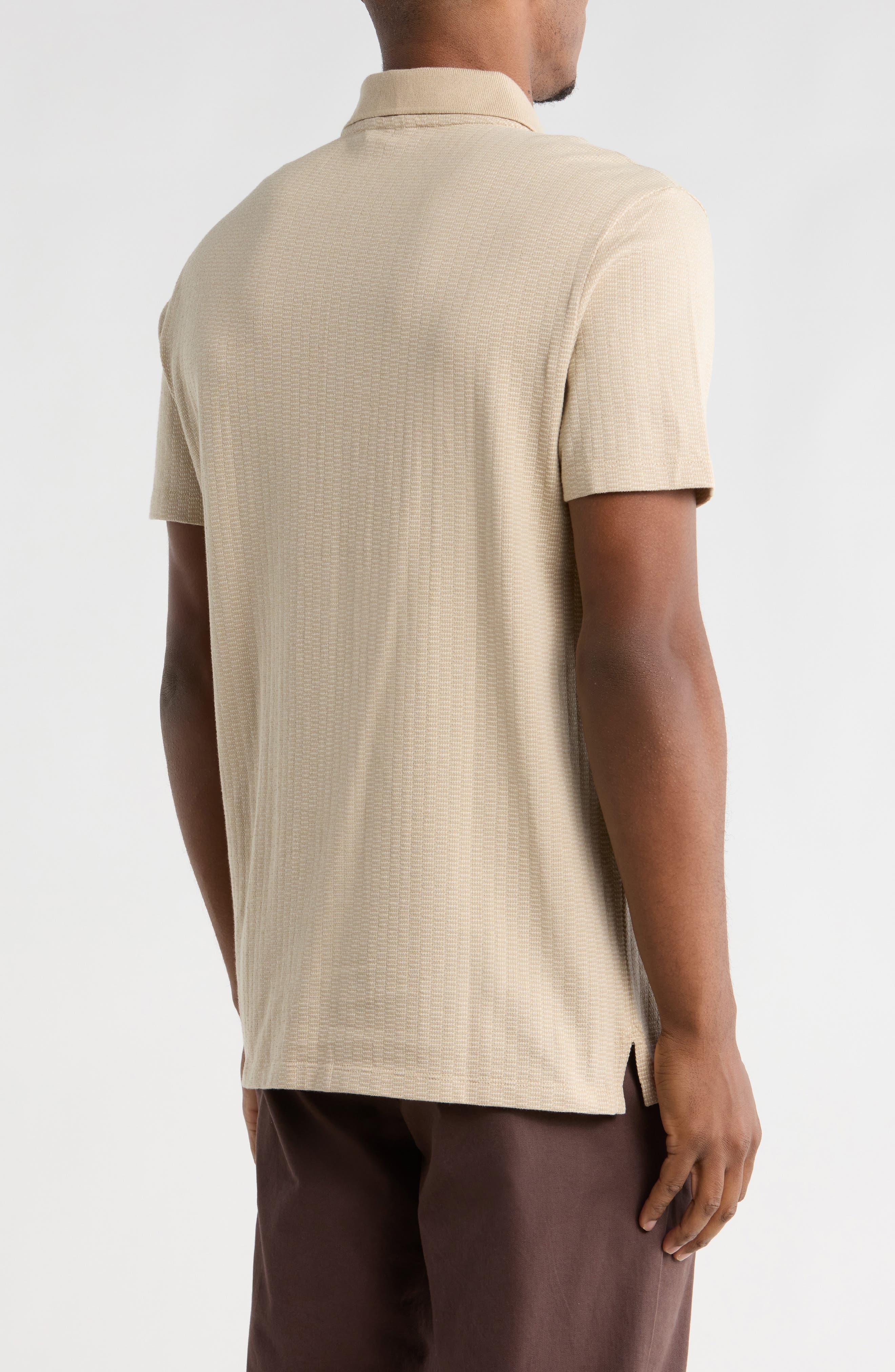 Variegated Jacquard Polo - image 2