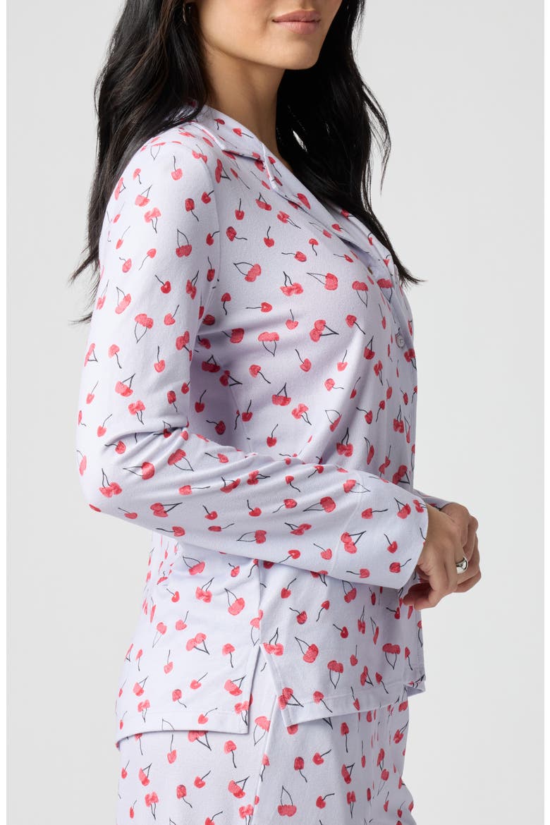 Pillowsoft Sleep Shirt, Alternate, color, CHERRY BLUE