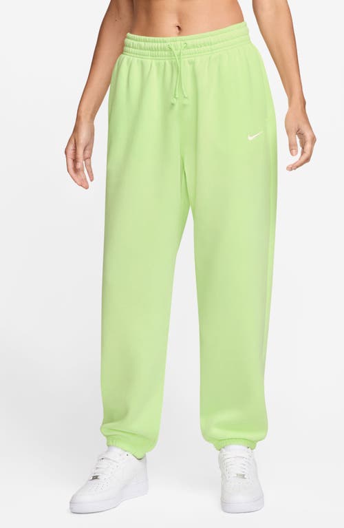 Nike Sportswear Phoenix Fleece High-waisted Oversized Sweatpants In Green
