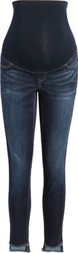 1822 Denim Step Hem Skinny Maternity Jeans