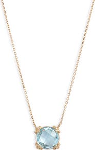 Anzie Dew Drop Cluster Pendant Necklace