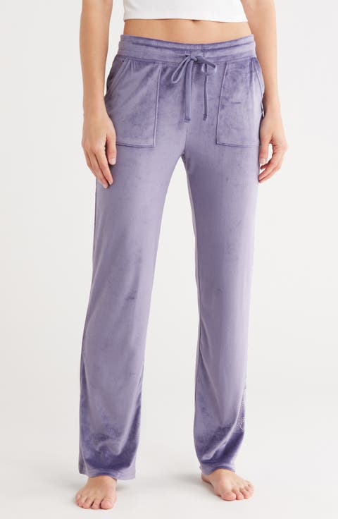 Velour Pajama Pants