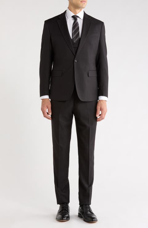 Notch Lapel 3-Piece Suit