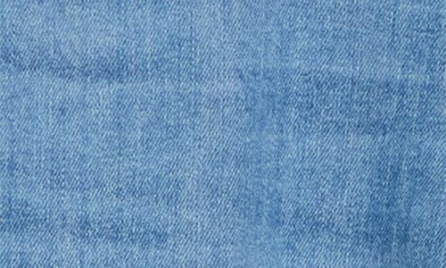 Mother The Swisher Sneak Frayed Wide Leg Jeans In Blue