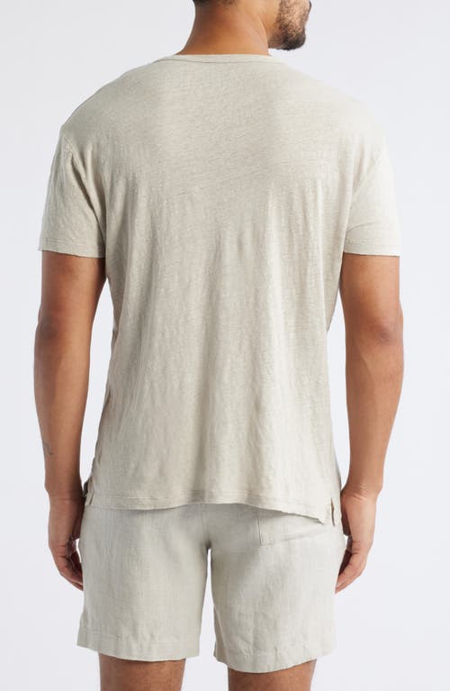Alex Crane  Sun Linen T-shirt In Bone