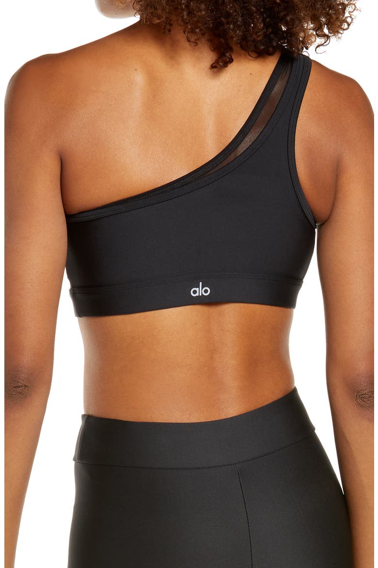 Airlift Excite Sports Bra, Alternate, color, BLACK