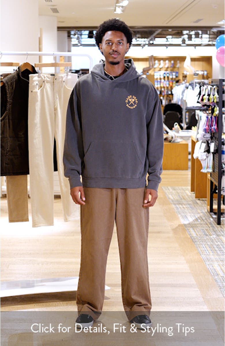 Thorn Bush Oversize Cotton Blend Hoodie, sales video thumbnail