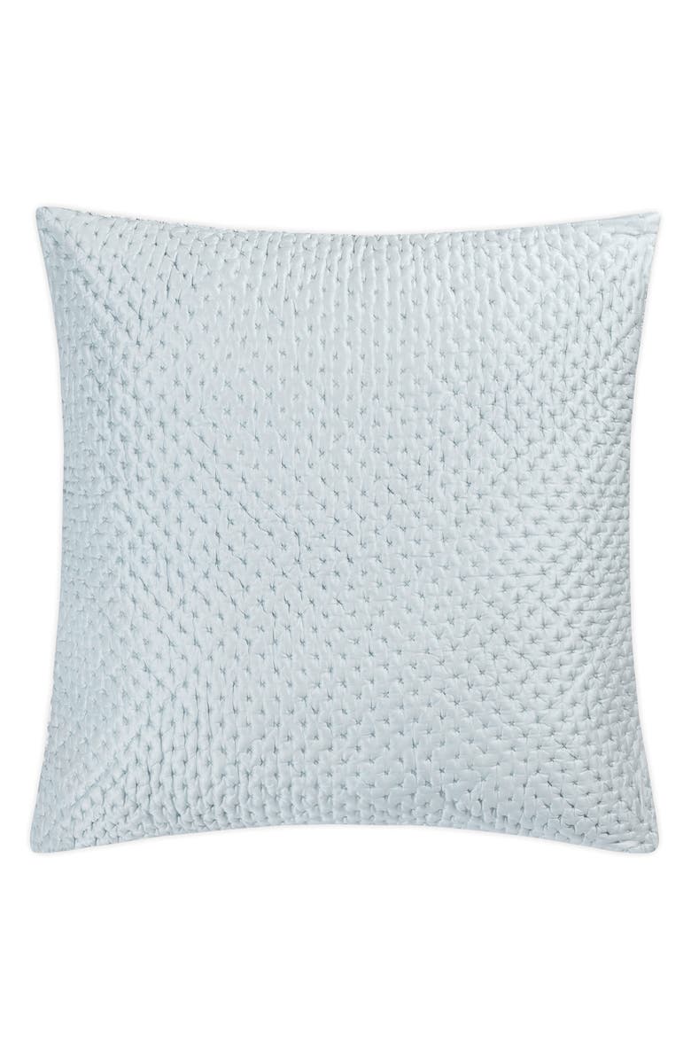 Matouk Margaret Quilted Euro Sham, Main, color, Cloud