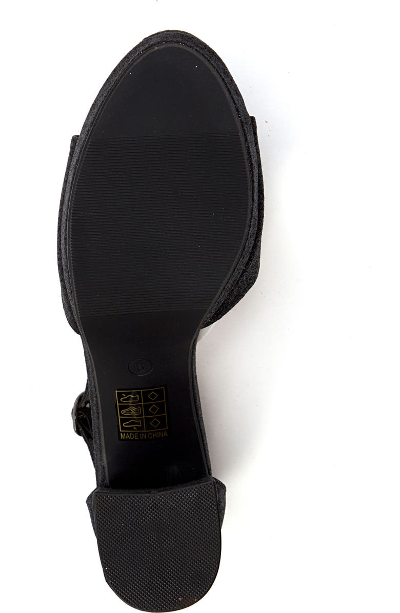 NINETY UNION Jassy Block Heel Sandal, Alternate, color, Black