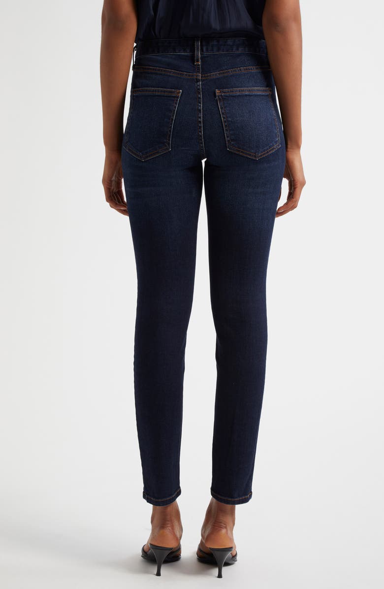 Ramy Brook Helena Sailor Skinny Jeans, Alternate, color, Dark Rinse