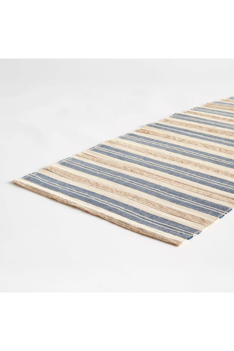 Barclay Butera Sycamore Canyon Striped Runner, Alternate, color, Blue