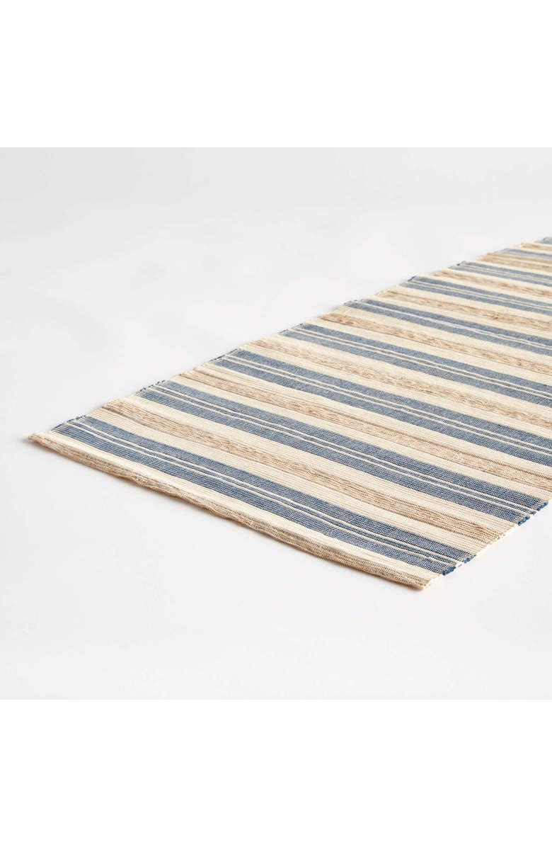 Napa Home & Garden Barclay Butera Sycamore Canyon Striped Runner, Alternate, color, Blue