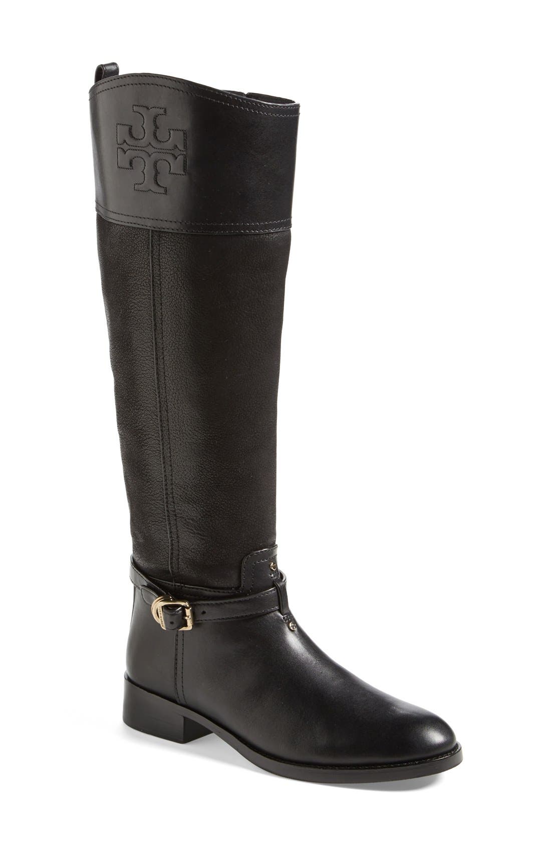 Tory Burch 'Simone' Riding Boot, Main, color, 
