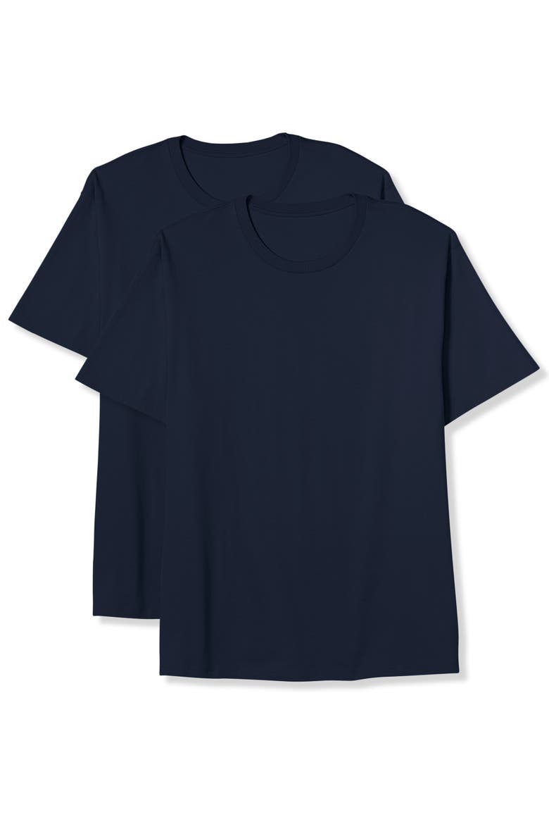Big & Tall 2-pk Tees, Main, color, TOTAL ECLIPSE