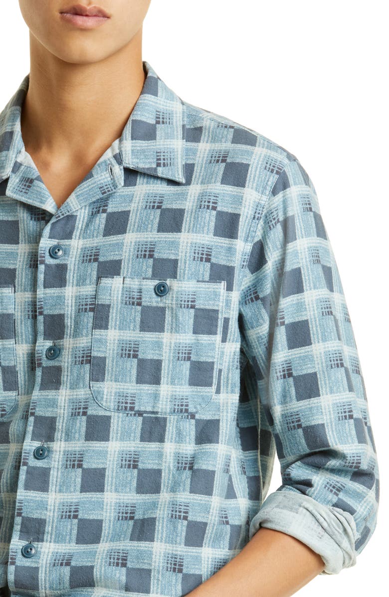 Double RL Universal Plaid Cotton Work Shirt, Alternate, color, 