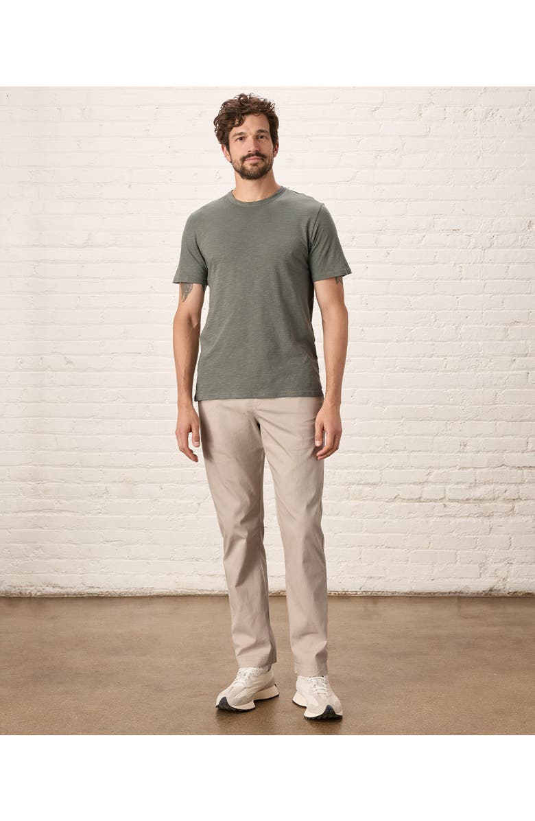 Pact Organic Cotton Featherweight Slub Crew Tee, Alternate, color, Castor Grey