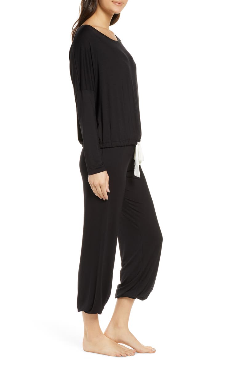 Eberjey Vera Slouchy Pajamas, Alternate, color, 