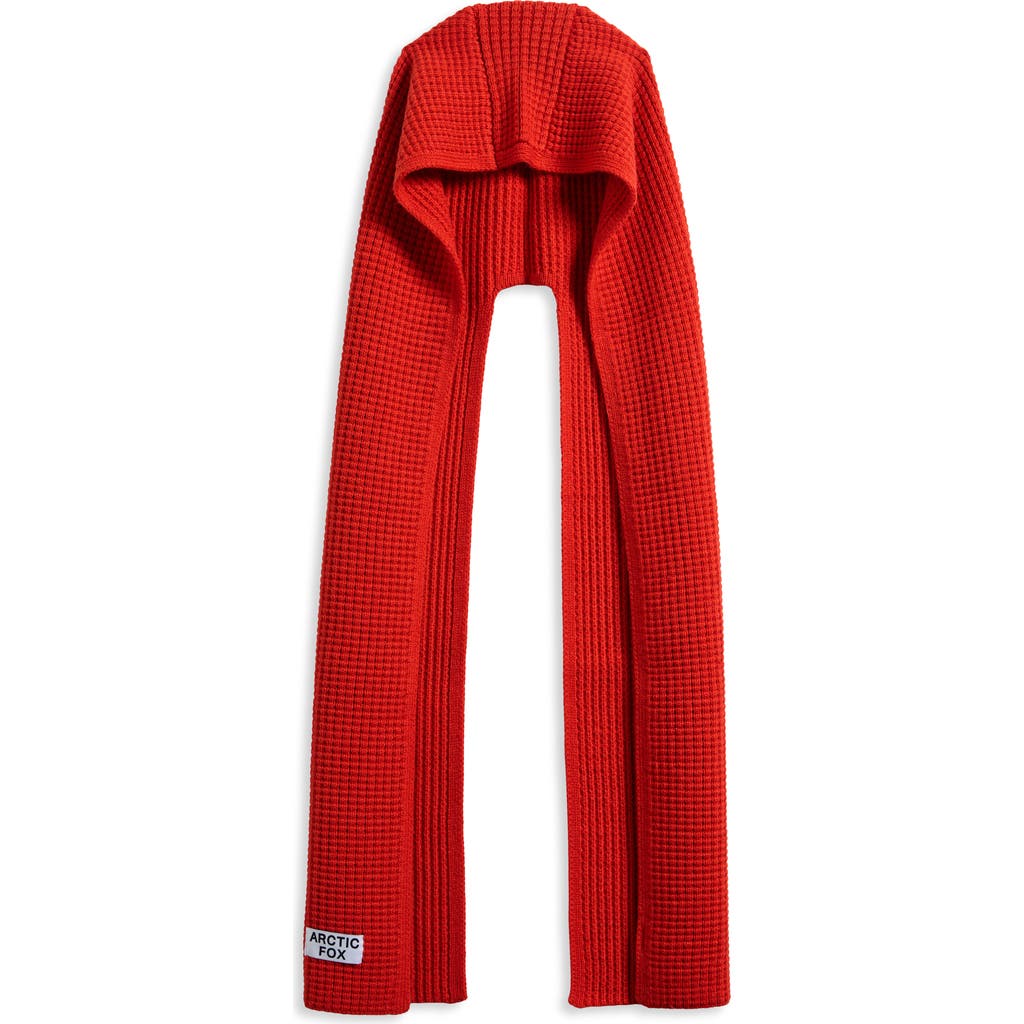 Arctic Fox & Co. Arctic Fox & Co The Recycled Bottle Hooded Scarf In Red
