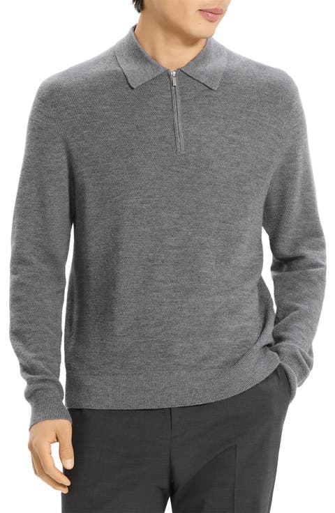 Cyr Quarter Zip Cashmere Sweater