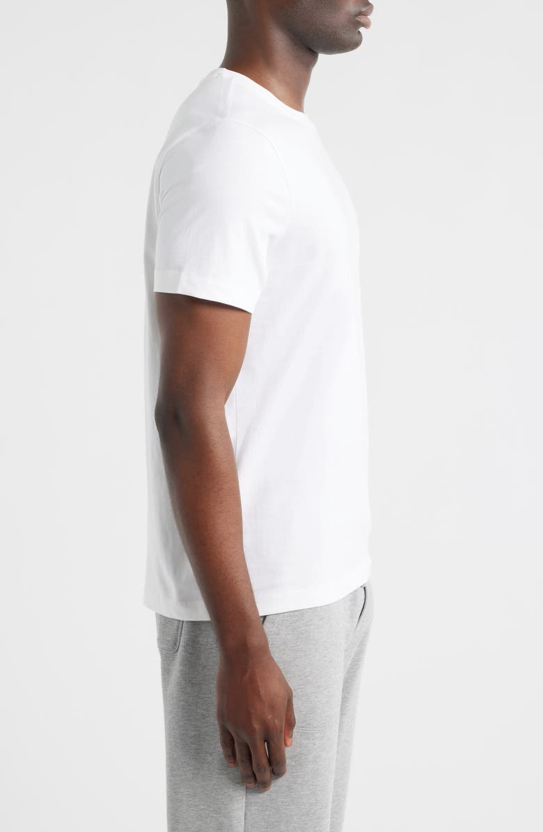 Organic Basics True Heavy Regular Fit Organic Cotton T-Shirt, Alternate, color, White