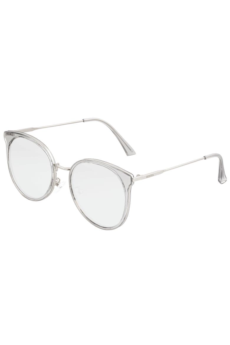 Brielle Polarized Sunglasses, Main, color, Clear/Clear