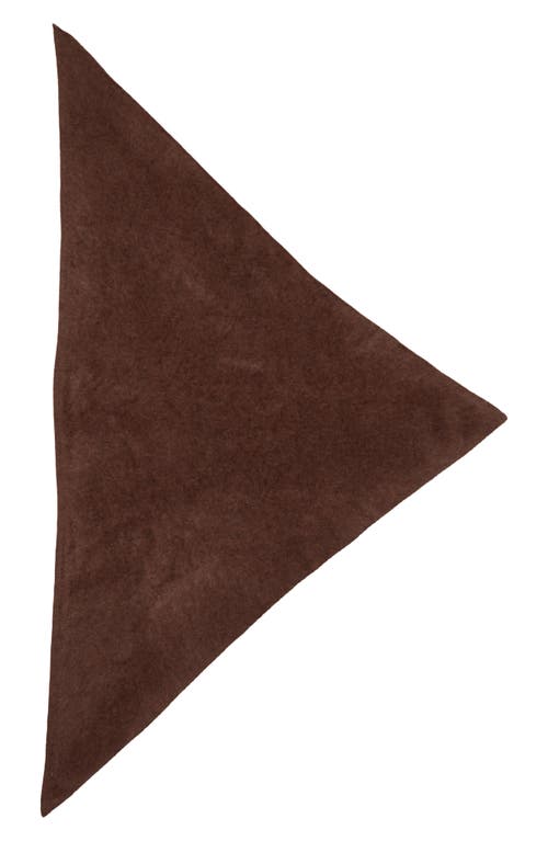 Nordstrom Brushed Cashmere Scarf In Brown